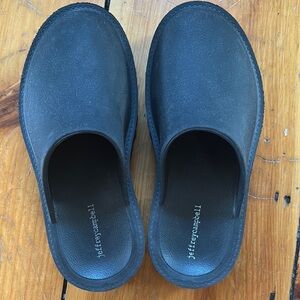 Jeffrey Campbell Black Slip-On Clogs